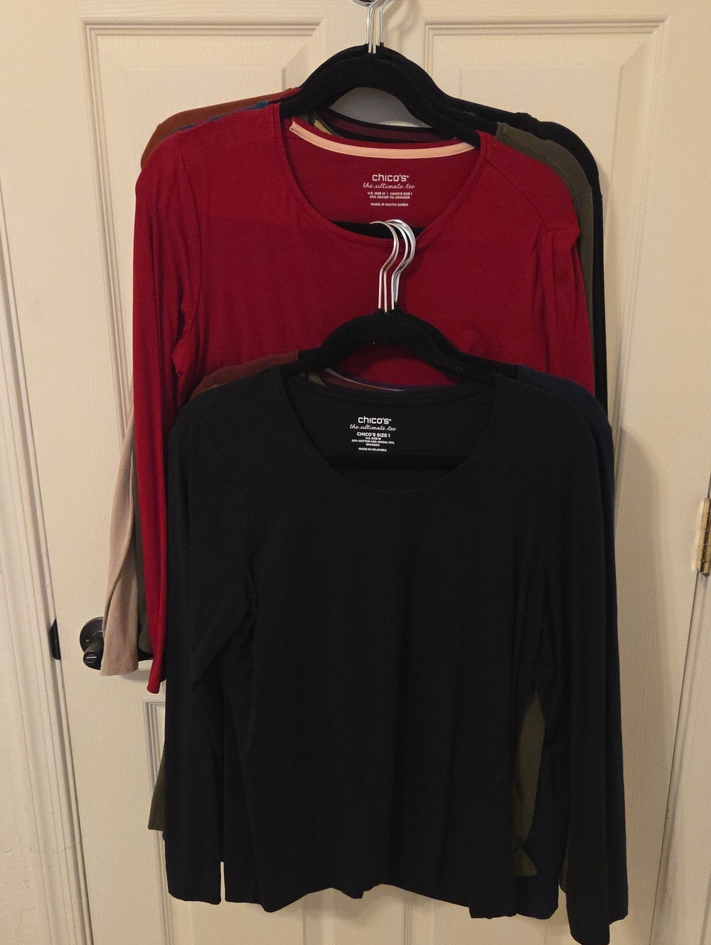 Chico's Ultimate Tee long Sleeve Tops- Set Of 13